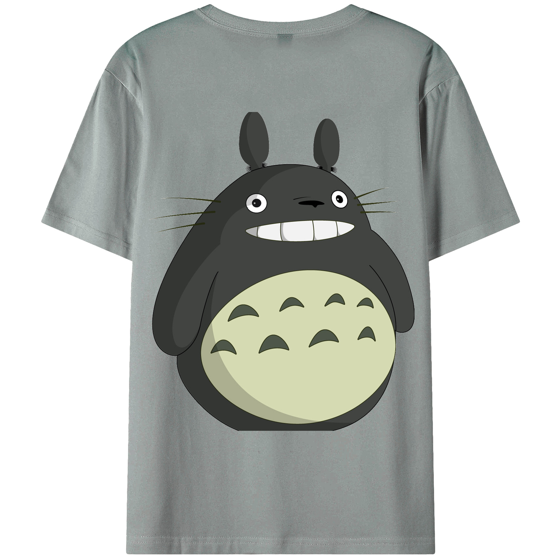 （画像用） となりのトトロ 草壁メイ 草壁サツキ My Neighbor Totoro Satsuki Kusakabe Mei Kusakabe 綿100％ メンズ半袖Tシャツ（バックプリント） 通気性